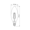 LED лампа TITANUM  Filament C37 4W E14 4100K - фото №3
