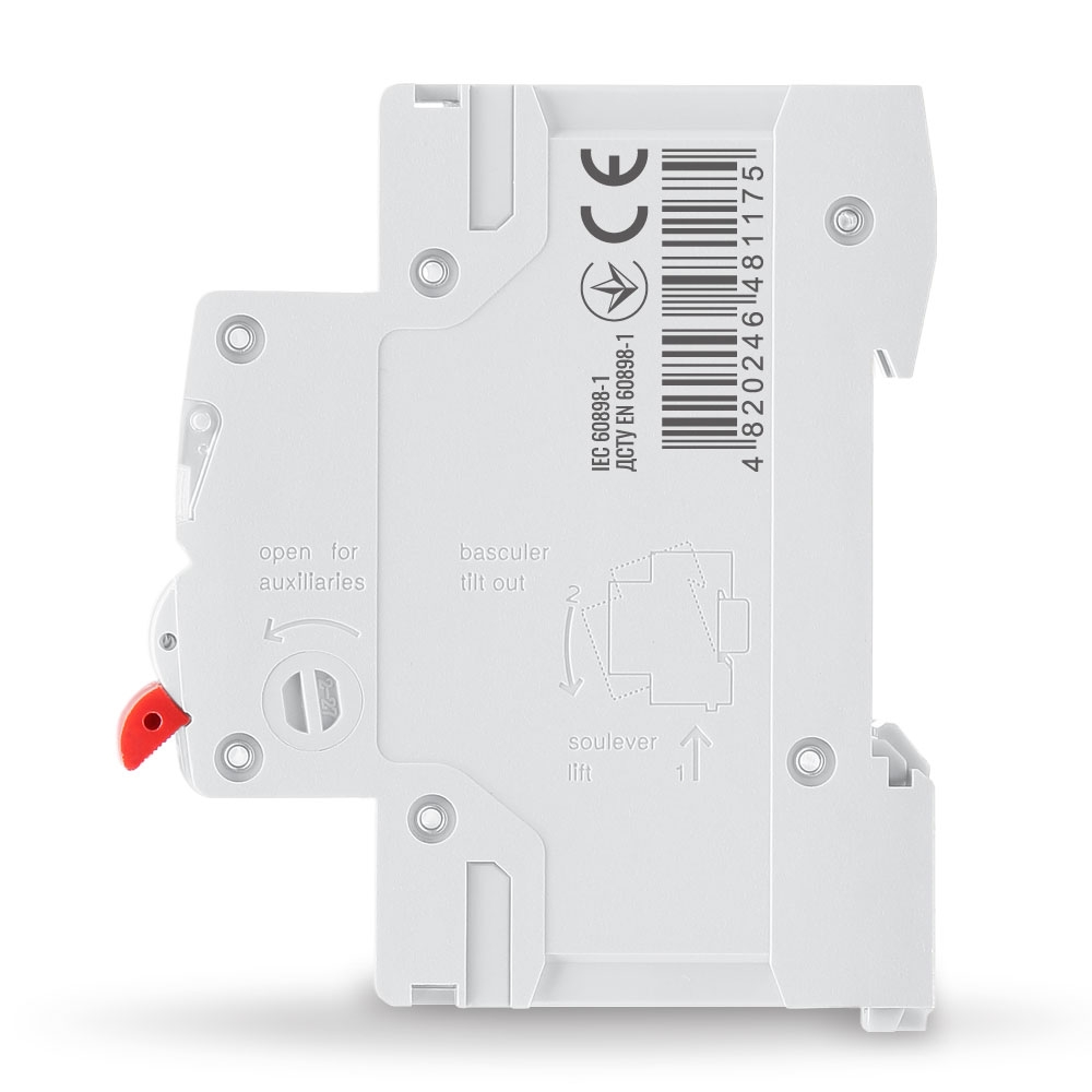Автоматичний вимикач RS4 1п 63А С 4,5кА VIDEX RESIST 