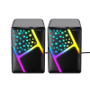 Стерео колонки HAVIT HV-SK763 USB RGB Black - фото №2