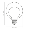 LED лампа VIDEX Filament VL-DG125-BB80LF 3.5W E27 3000K Bulb in bulb - фото №3