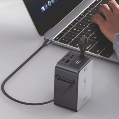 Павербанк 20000mAh TITANUM WP049 PD70W Grey - photo №13
