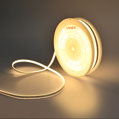 LED стрічка VIDEX 230V 15W/m 3000K IP65 VL-LST-CB65-22153-B20 (20м) - фото №4