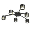 Ceiling Spotlight Luminaire VIDEX for 6xGX53 lamp VL-SPF21B-BP Black