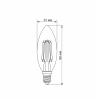 LED лампа VIDEX Filament C37F 6W E14 3000K - фото №3