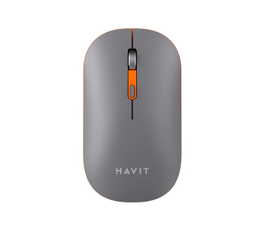 Бездротова миша дворежимна HAVIT HV-MS60WB Gray (2.4GHz + BT5.1) - фото