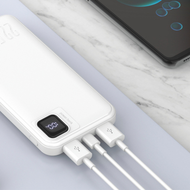 Повербанк 10000mAh TITANUM WQ55 22.5W White - фото №7