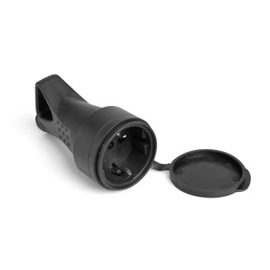 Штепсельна розетка IP44 з/з 16А з ручкою та кришкою TITANUM STANDARD - фото