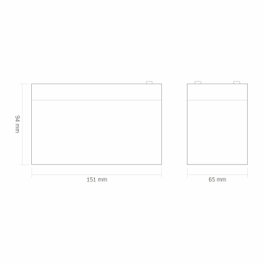 Акумулятор свинцево-кислотний Videx 6FM9 12V/9Ah color box 1 - фото №2