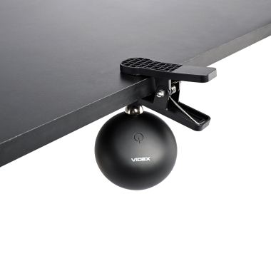 LED лампа настiльна з акумулятором VIDEX VLE-TF18B 3W 3000-5500K Чорна - фото №5