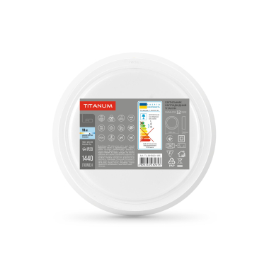 LED Світильник круглий накладний TITANUM 18W 5000K 220V - фото