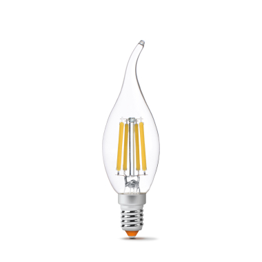 LED лампа VIDEX Filament C37Ft 6W E14 4100K - фото №2