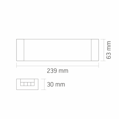 Блок живлення для LED стрічки VIDEX DC12V 33.3A 400W IP20 (VL-LST-P400-12V) - фото №7