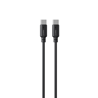 Кабель USB-C - USB-C HAVIT CB303C PD60W 3A 1м Black - фото