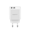 Зарядний пристрій HAVIT UC006B 15W 2xUSB-A White - фото №2