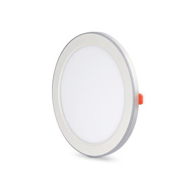 LED світильник вбудований з декоративною підсвіткою VIDEX DL4R 18W+6W 5000K+2700K 220V - фото №2