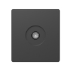 TV socket single coal black VIDEX NOTA (VF-NT-SK1TV-BL) - photo №2