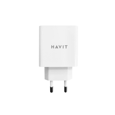 Швидкий зарядний пристрій HAVIT HV-UC1015 USB 18W 3.1A QC3.0 White - фото