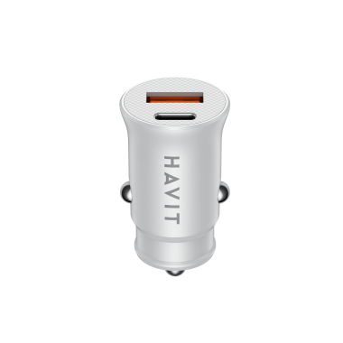 Автомобільний зарядний пристрій HAVIT HV-CC2022 20W USB+USB-C - фото №2