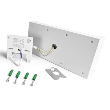 LED wall-mounted Light with gesture control VIDEX WL01 12W 2800K-4000K-6000K White - photo №13