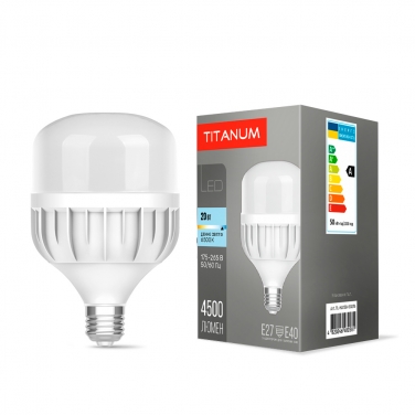 LED lamp TITANUM A138 50W E27 6500К
