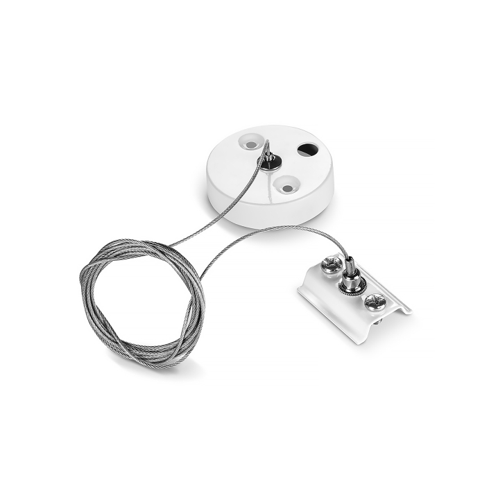 Набір для підвісного монтажу для шинопровода VIDEX білий - фото