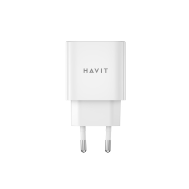 Зарядний пристрій HAVIT UC111 PRO 20W USB-A+USB-C White - фото №3