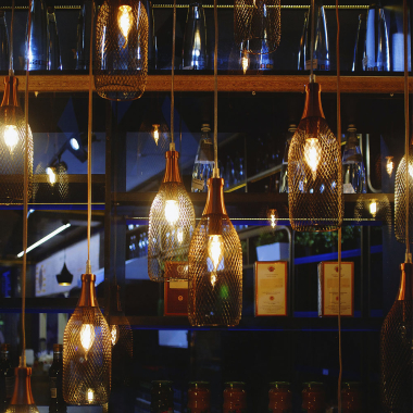 LED лампа VIDEX Filament C37FtA 6W E14 2200K бронза - фото №4