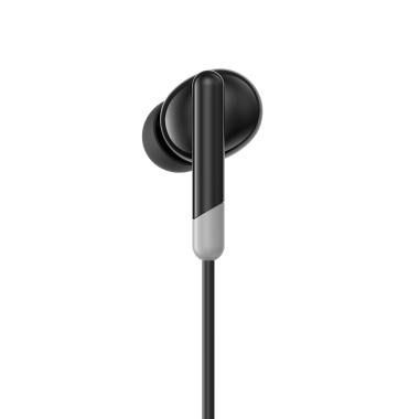 Вакуумні навушники з мікрофоном HAVIT E301P Black - фото №2