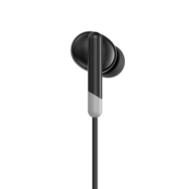 Вакуумні навушники з мікрофоном HAVIT E301P Black - фото №3