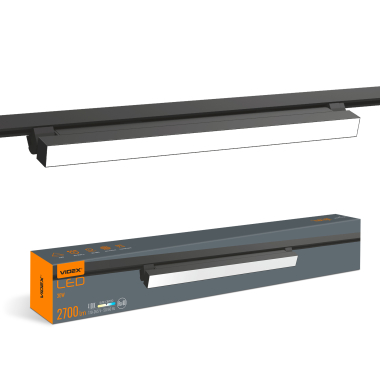LED світильник трековий VIDEX TR05 30W 4100K 220V чорний - фото
