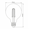 LED лампа VIDEX Filament G95FD 7W E27 4100K дімерна - фото №3