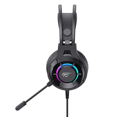 Ігрові навушники з мікрофоном HAVIT H2049d RGB Black - фото №4