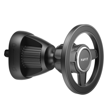 Автотримач для телефону магнітний на дефлектор HAVIT ST7181 Black - photo №5