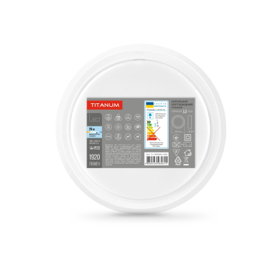 LED Світильник круглий накладний TITANUM 24W 5000K - фото
