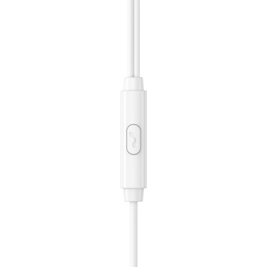 Вакуумні навушники з мікрофоном HAVIT E339C USB-C White - фото №4