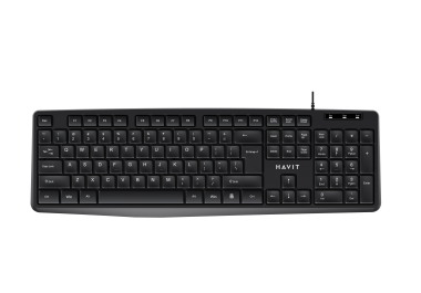 Дротова клавіатура HAVIT HV-KB2006 USB Black - photo