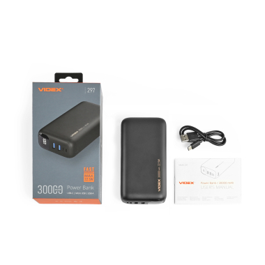 Повербанк 30000mAh VIDEX VPB-297 22.5W Black - фото №7