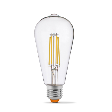 LED лампа VIDEX Filament ST64FD 6W E27 4100K  дімерна - фото №2