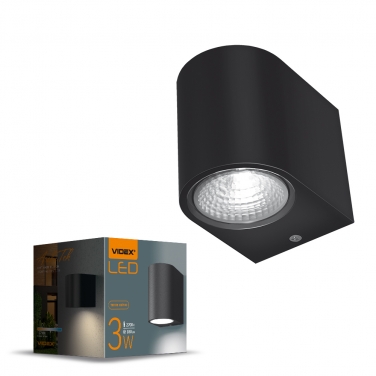 LED Светильник архитектурный IP54 AR031-032B VIDEX  3W 2700K