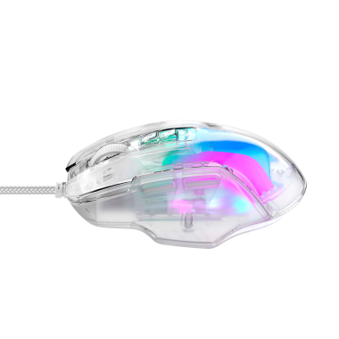 Ігрова миша дротова HAVIT HV-MS1011SE USB Transparent White - фото №2