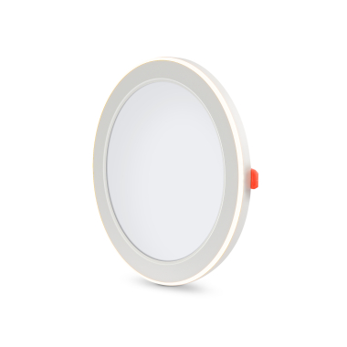 LED світильник вбудований з декоративною підсвіткою VIDEX DL4R 18W+6W 5000K+2700K 220V - фото №4