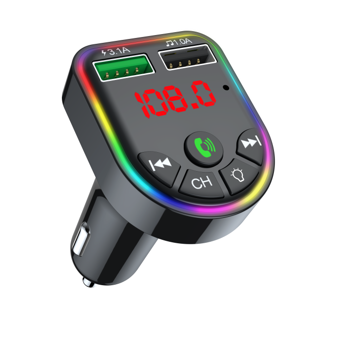 FM модулятор HAVIT HV-FM810BT Black - фото