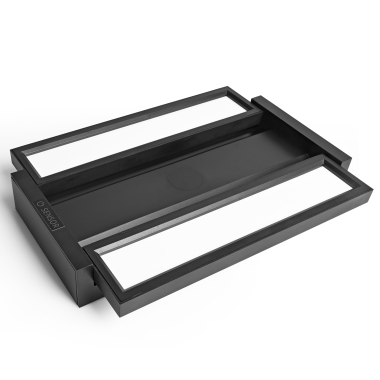 LED wall-mounted Light with gesture control VIDEX WL01 12W 2800K-4000K-6000K Black - photo №8