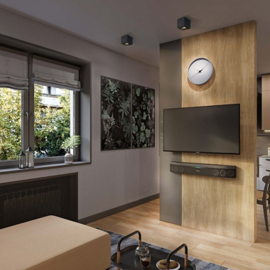 Світильник VIDEX під лампу GU10 SPF01 накладний чорний - фото №3