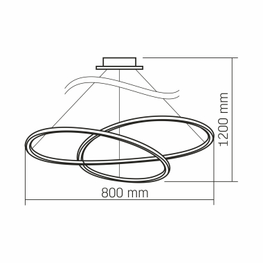 LED світильник функціональний VIDEX DECORA 110W VL-CLD-989-BK - фото №3