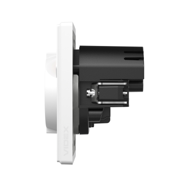 Розетка одинарна із заземленням USB-A+C 20W біла матова VIDEX NOTA (VF-NT-SK1GUC-WH) - фото №3