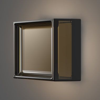 LED світильник IP65 квадратний VIDEX BHD02 9W 2400-3200-4300K Black - фото №3