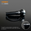 LED Portable Flashlight VIDEX VLF-A505C 5100Lm 5000K - photo №9
