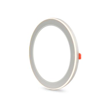 LED світильник вбудований з декоративною підсвіткою VIDEX DL4R 18W+6W 5000K+2700K 220V - фото №5