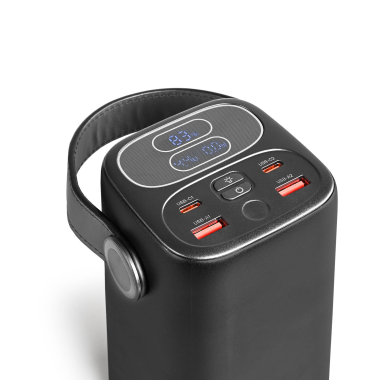 Повербанк 40000mAh TITANUM WC40 PD65W Black - фото №3